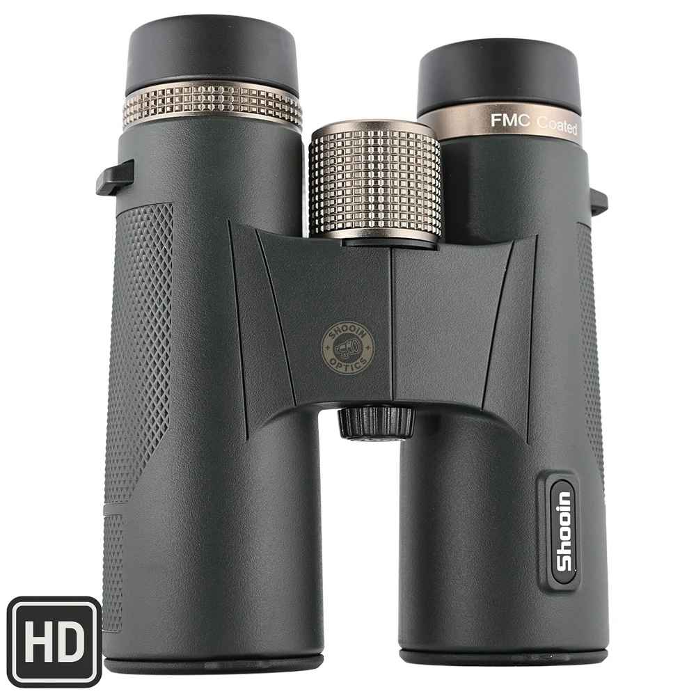 Shooin 8x42 10x42 12x42 FMC HD Binoculares para observación de aves, vida silvestre, camping, senderismo, aventura al aire libre - imagen 2