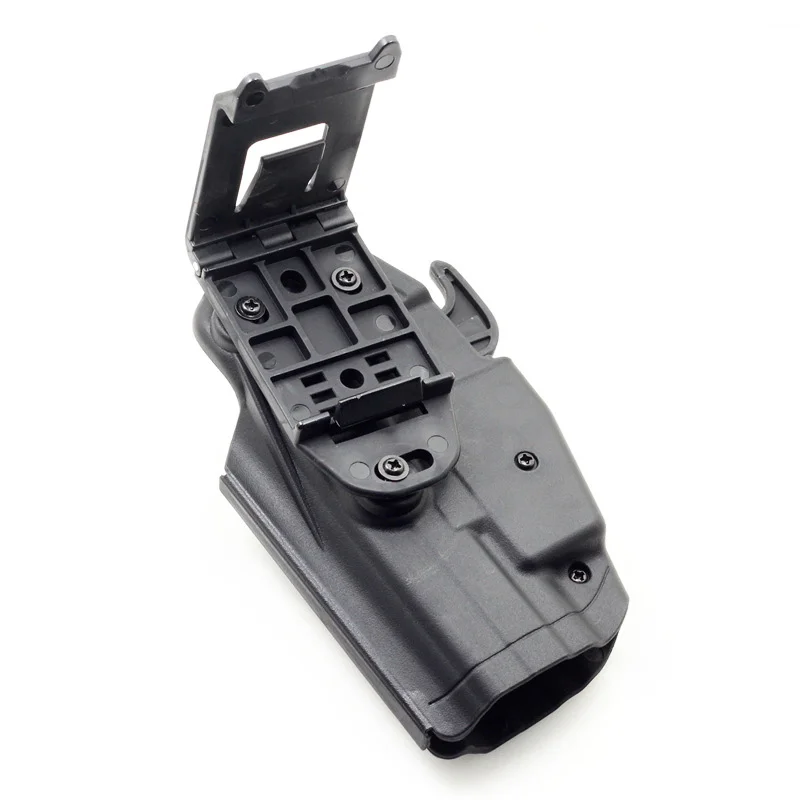 Funda Universal para pistola, tracción rápida, para pistolas de tamaño compacto con bloqueo de agarre G17 P226 Taurus 579, mano derecha, accesorio de tiro de caza - imagen 5
