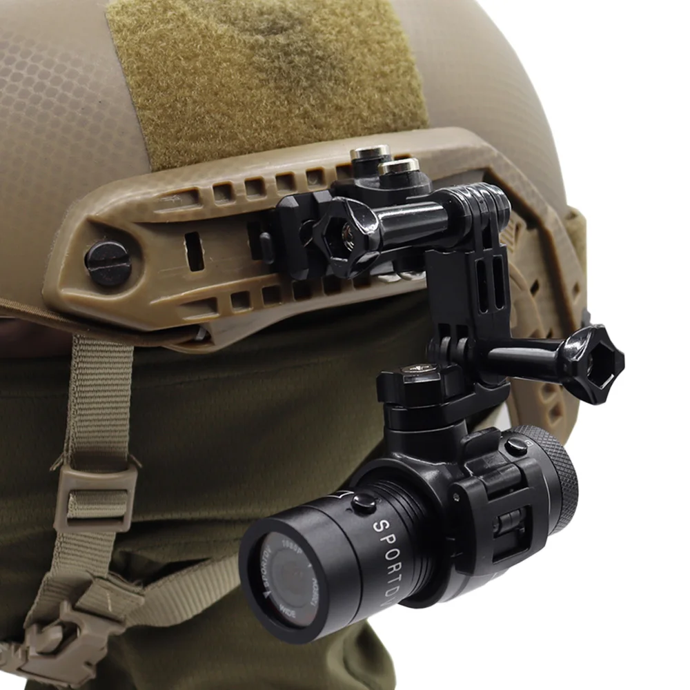 Cámara táctica para casco FAST MICH con riel lateral Airsoft