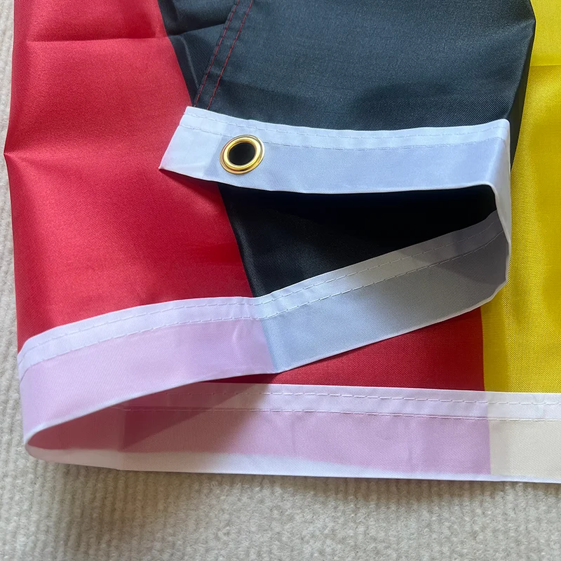 Bandera de Alemania 90x150cm colgante poliéster negro rojo amarillo de deu alemán Deutschland bandera de Alemania para decoración - imagen 5