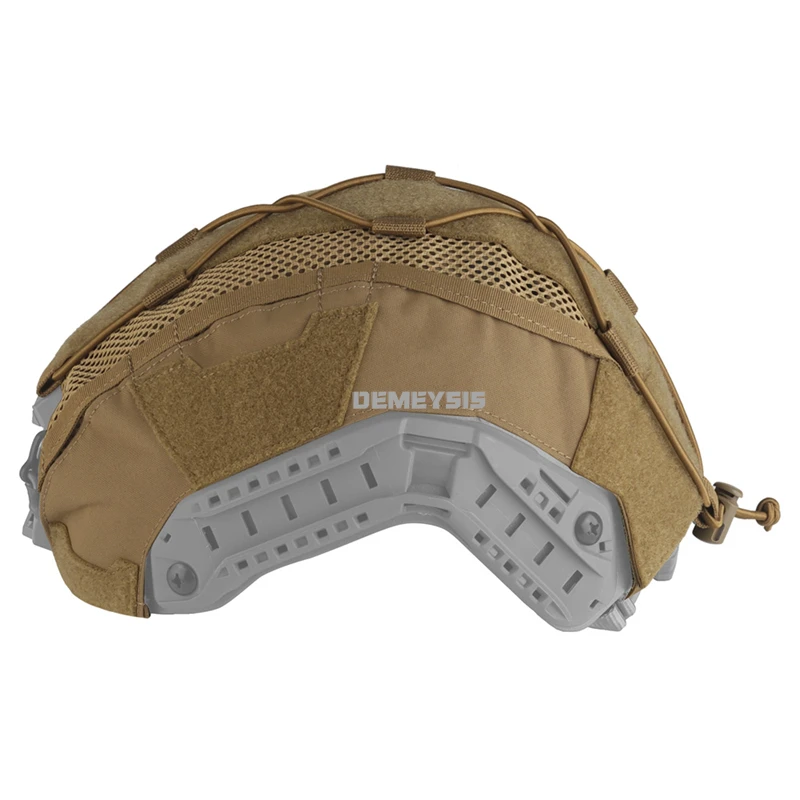 Cubierta de casco rápido camuflaje táctico SF casco de corte súper alto tela Airsoft Paintball caza casco accesorio protector - imagen 3