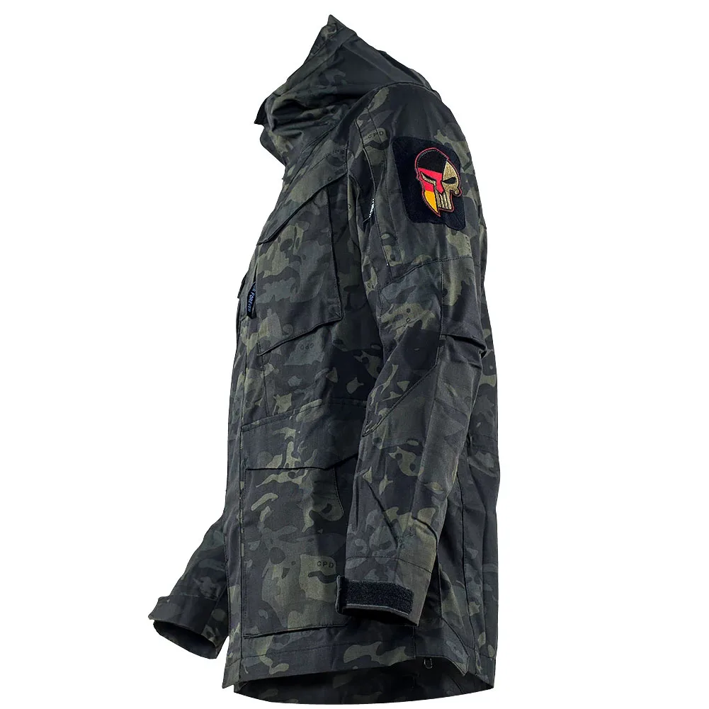 Gabardina M65 para hombre, chaqueta táctica de camuflaje, uniforme cortavientos cálido a prueba de viento, ropa para exteriores, Invierno - imagen 4