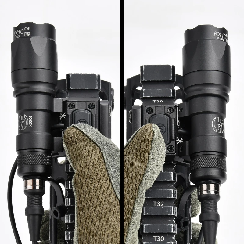 Linterna táctica Surefire M600 con Modbutton y soporte Picatinny