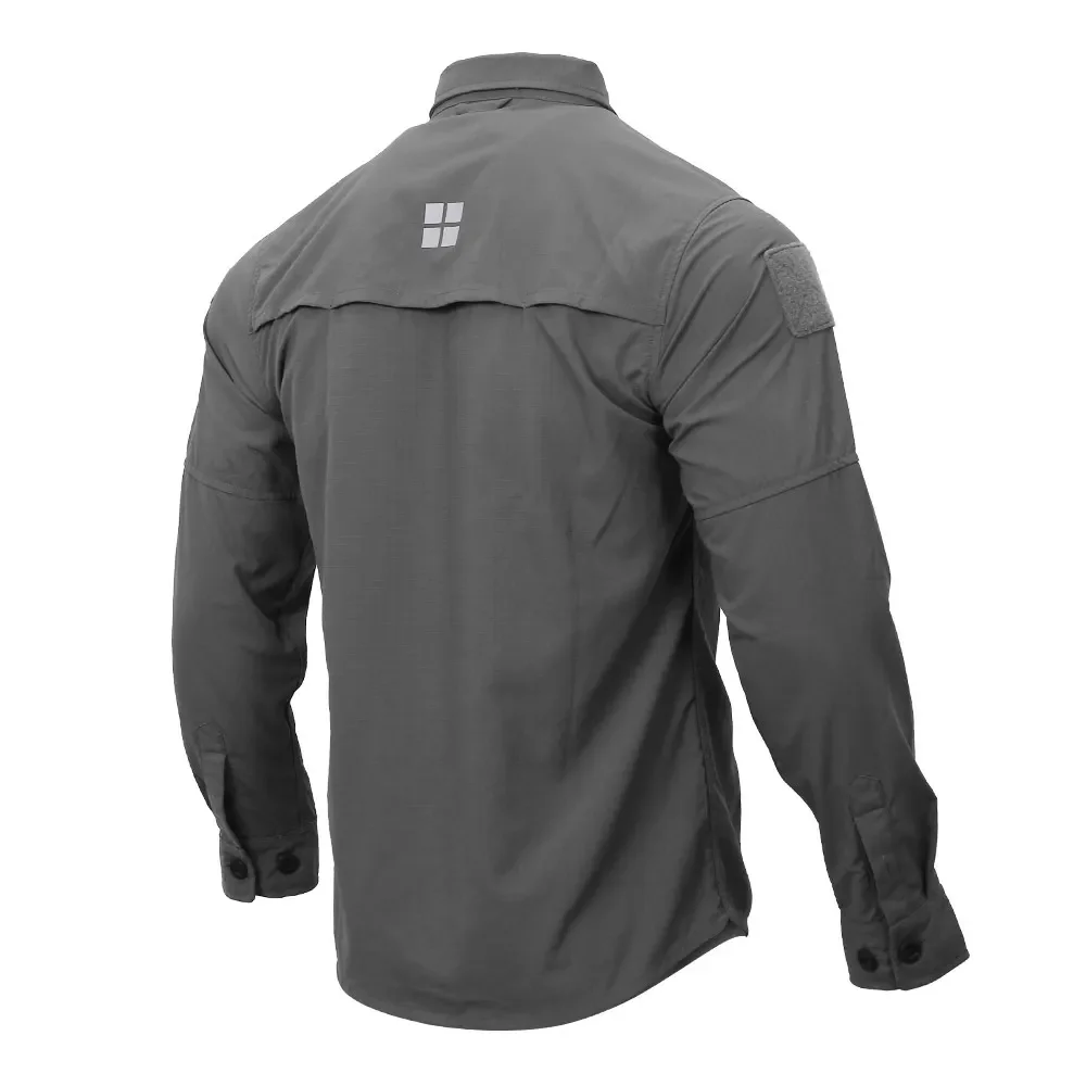 Emersongear Blue Label Defender Tac-Camiseta táctica elástica, camiseta transpirable, camisa para hombre, Camping, viajero urbano, informal - imagen 4