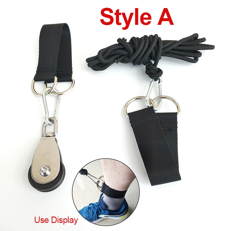 Ensanchador de ligamentos de pierna con polea para piernas de Kung Fu, Taekwondo, entrenamiento de fuerza, máquina dividida, ejercitador de correa de estiramiento - imagen 5