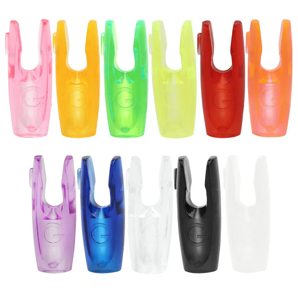 50 Uds flecha Nock G NOCK flechas de plástico Nock para caza con arco recurvo - imagen 5