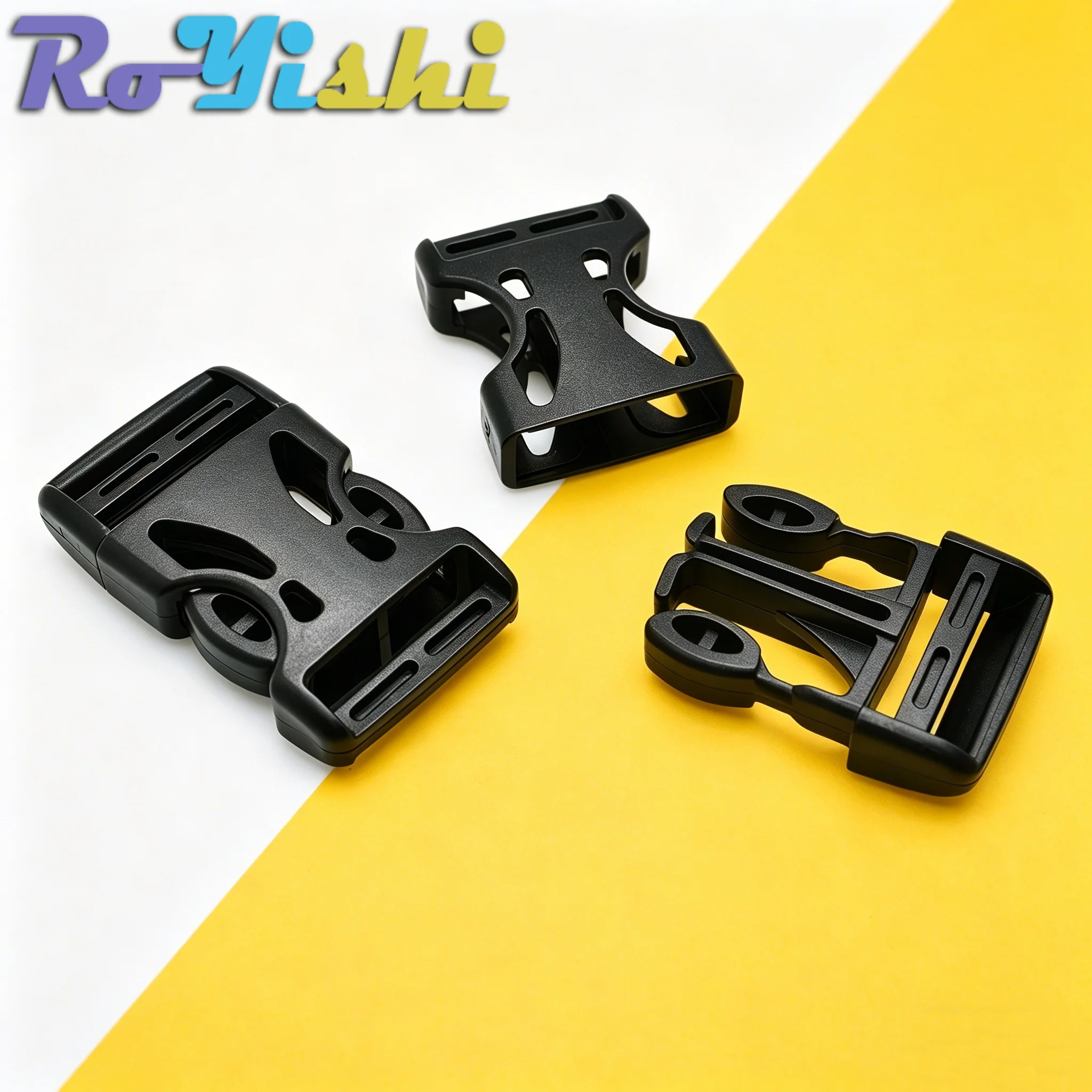 Hebilla plástica ajustable para correas MOLLE mochila táctica - imagen 4