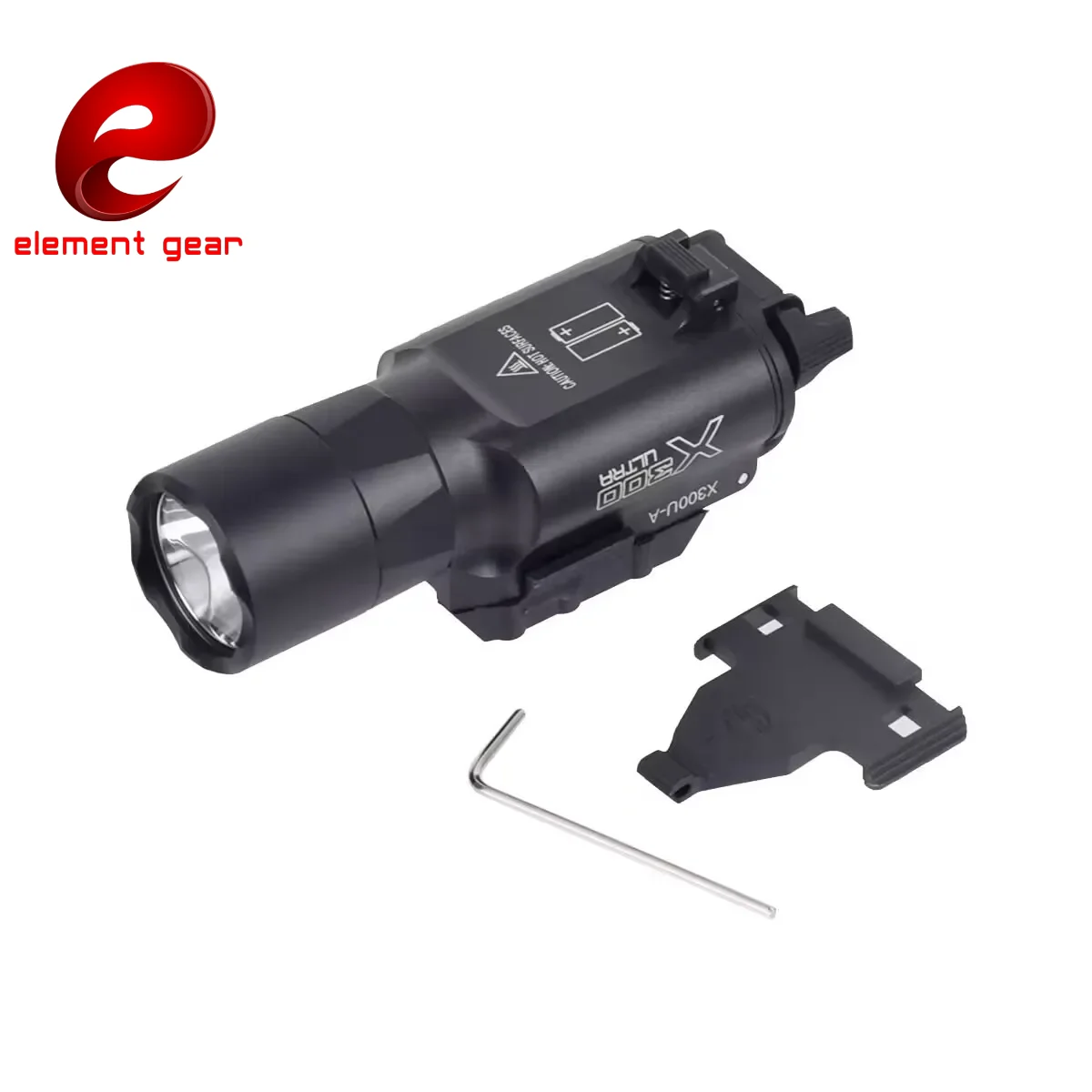 Surefir X300U Luz de explorador para pistola, linterna estroboscópica para Rifle, compatible con riel de 20mm, linterna colgante para Airsoft, caza - imagen 4