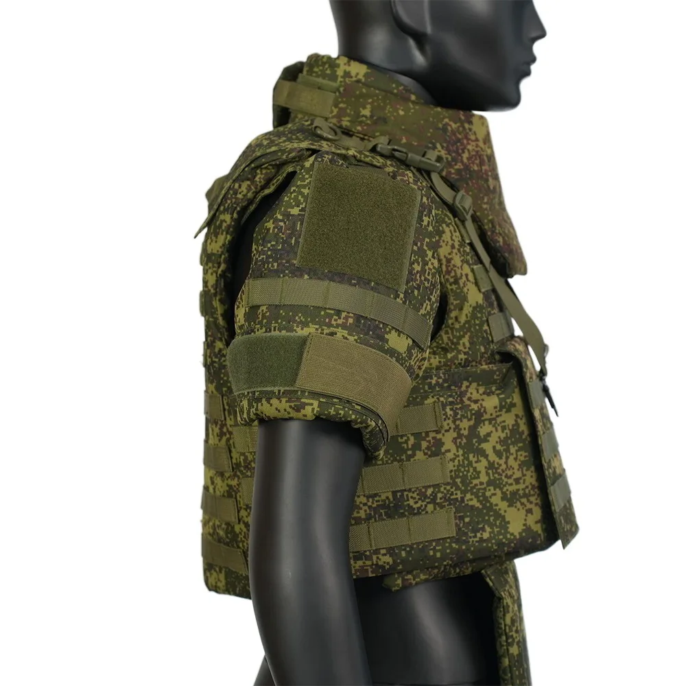 Traje de defensa completa para exteriores, chaleco táctico 6B45, hombre verde pequeño con tablero enchufable incorporado, piel de armadura modular - imagen 5