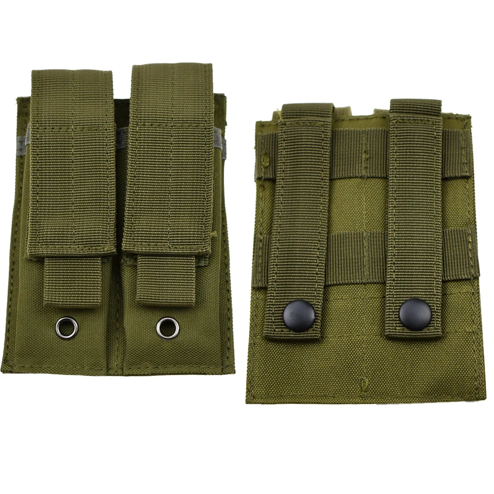 Bolsa Molle para pistola Mag, bolsa táctica individual/doble para revistas, bolsas Mag para GL M1911 92F, soporte organizador de herramientas EDC de caza - imagen 2