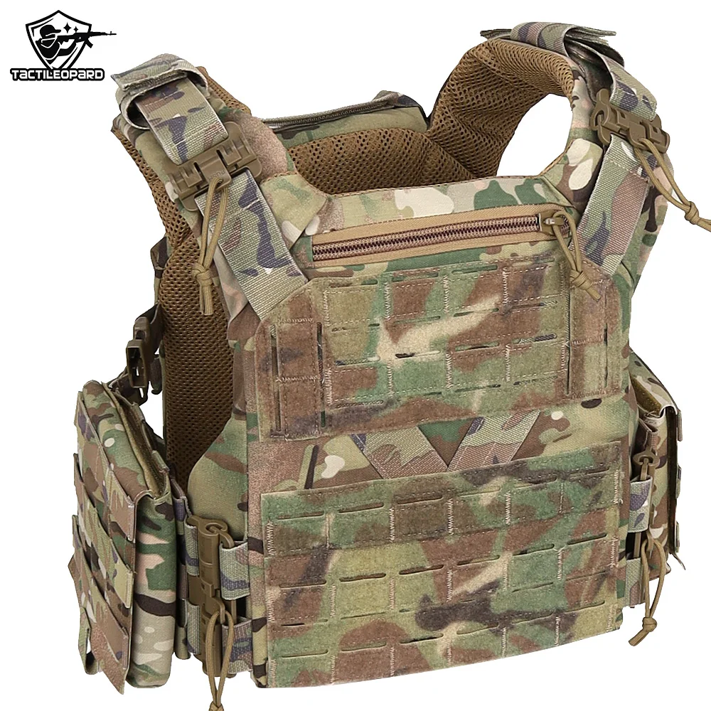 Chaleco táctico portador de placa 3,0 malla cómoda liberación rápida ligado/apagado faja de caza ajuste rápido equipo Airsoft de varios tamaños