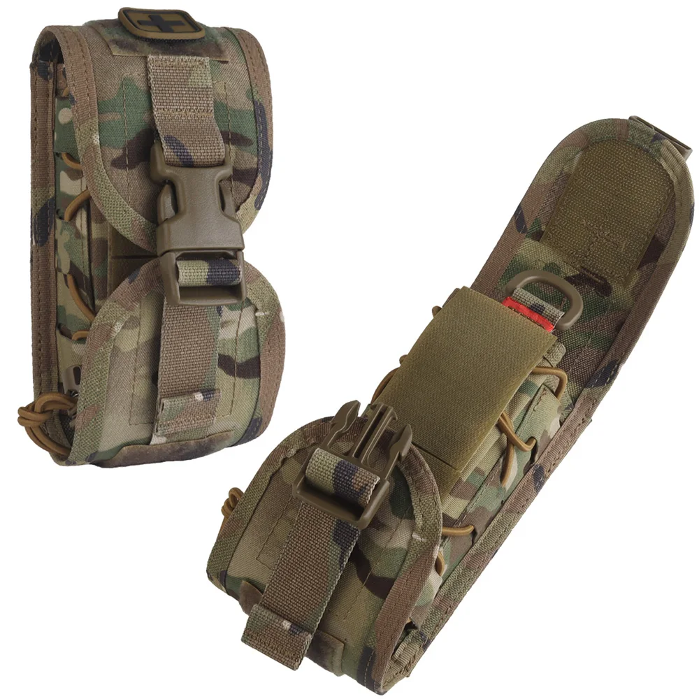 Botiquín táctico MOLLE compacto para emergencias, bolsa médica