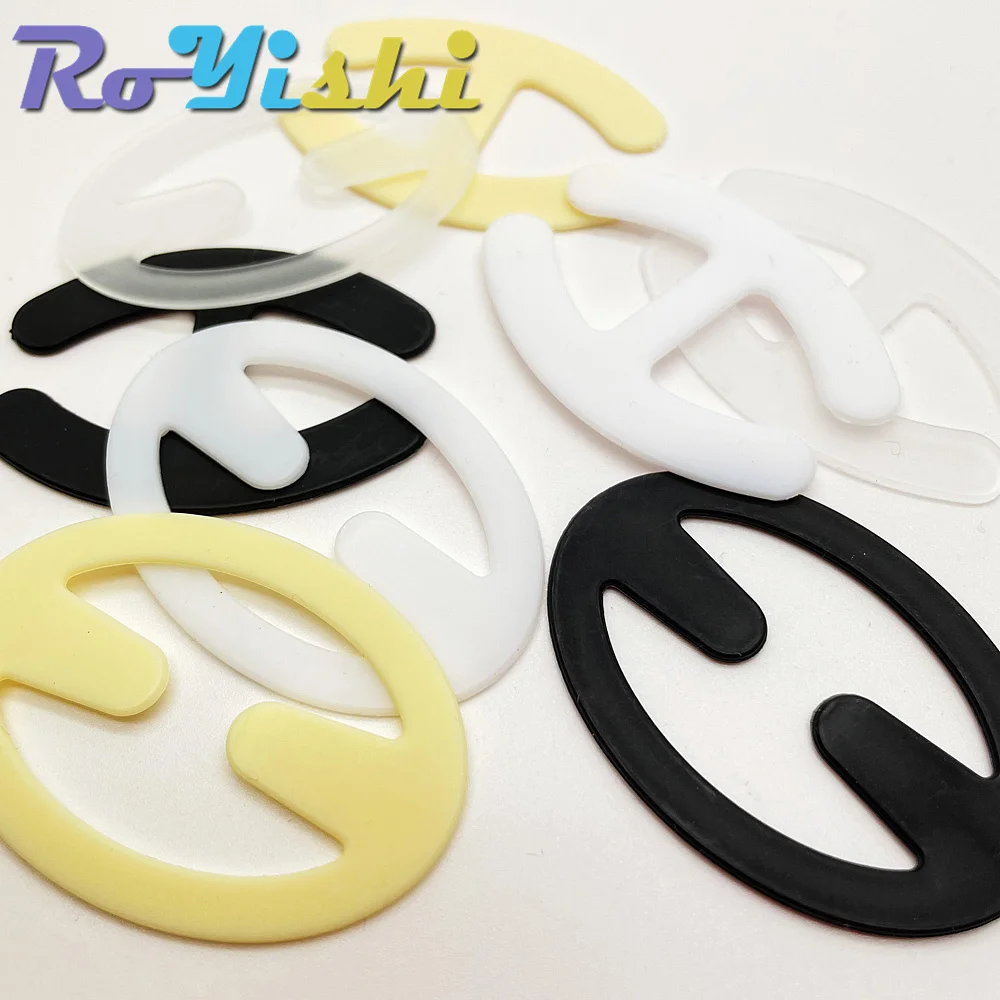 4 unids/pack ropa interior sujetador hebilla Invisible en forma de sombra espalda íntima accesorios Clips soportes de correa - imagen 3