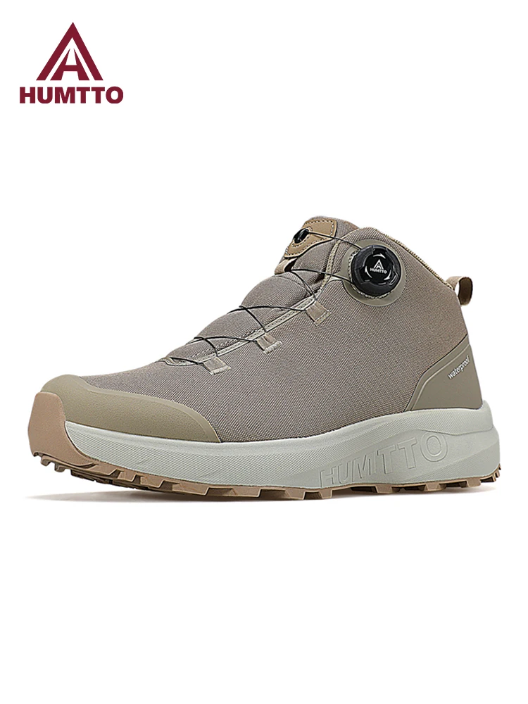 HUMTTO botas trekking impermeables suela agarre para invierno hombre - imagen 3