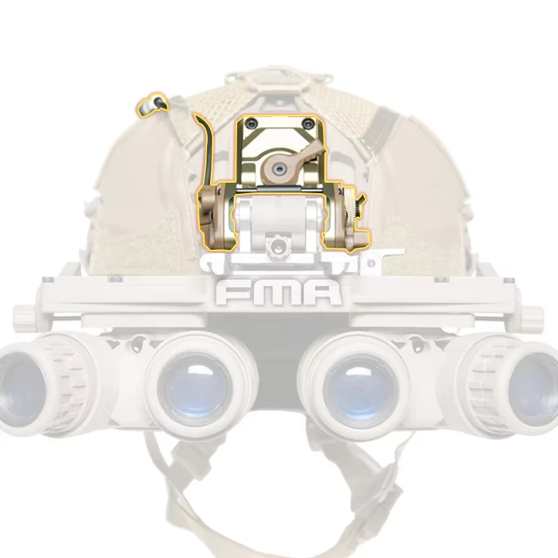Función táctica FMA para exteriores GSGM NVG ANVIS 6/9 soporte + 1 * base para casco - imagen 3