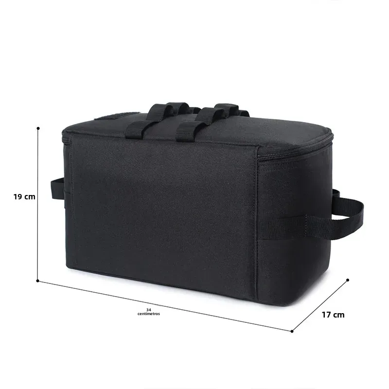 Bolsa de herramientas para exteriores de gran capacidad, almacenamiento de tanque de Gas para acampar, utensilios de cocina para Picnic, Kit multifunción con clavo de tierra para bote de Gas - imagen 2