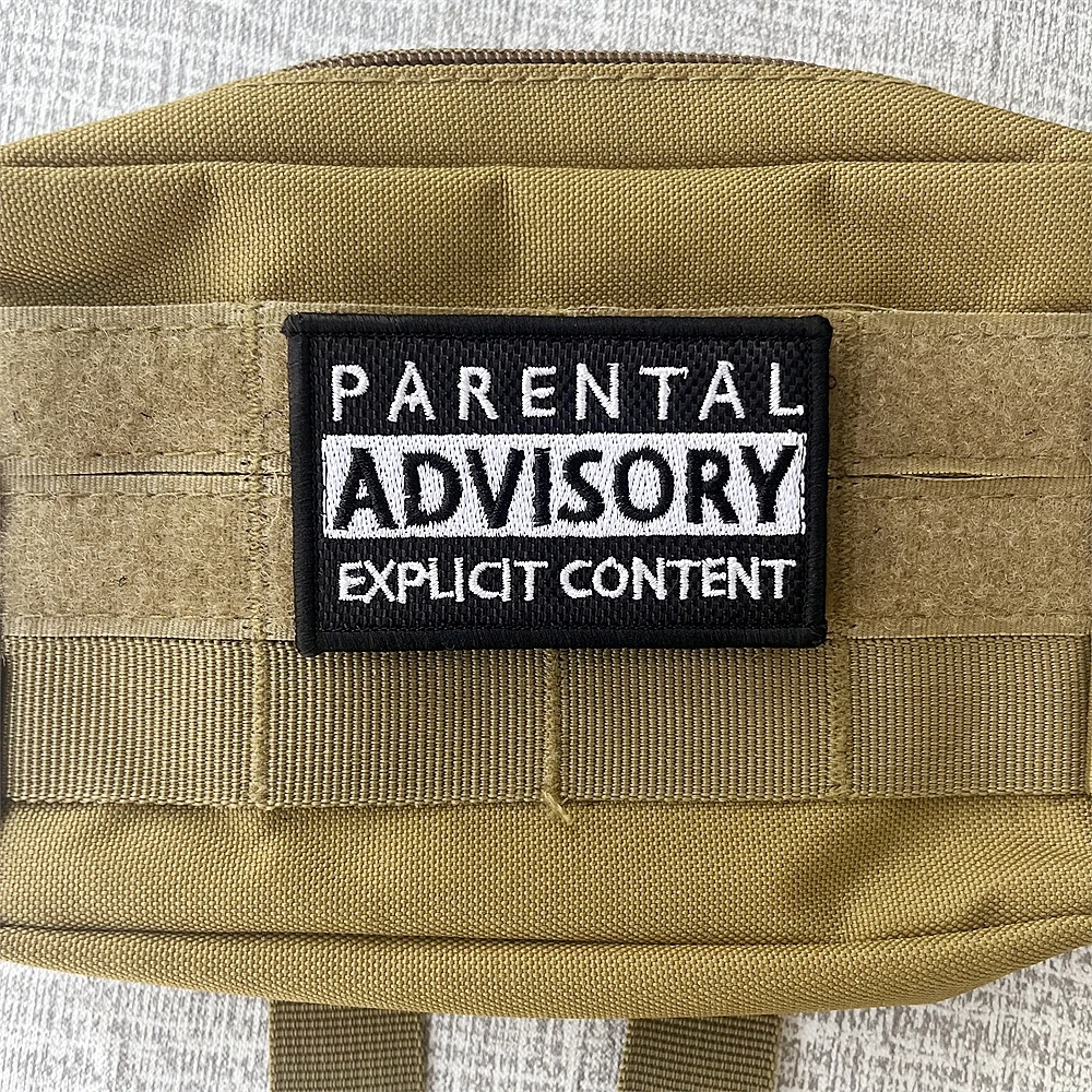 Parches de insignia de moral de calavera de pato amarillo, mochila táctica, pegatina de etiqueta tejida de advertencia Parental, Task Force Doomer TFD, esqueleto - imagen 5