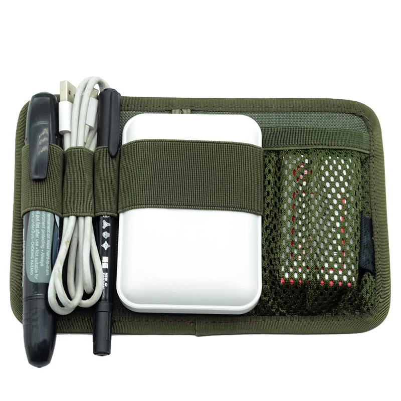 Bolsa táctica, organizador Modular de inserción, bolsa de administrador de utilidad, sujetadores de gancho, paquete Modular, organizador de inserción, dispositivos EDC, soporte para llaves