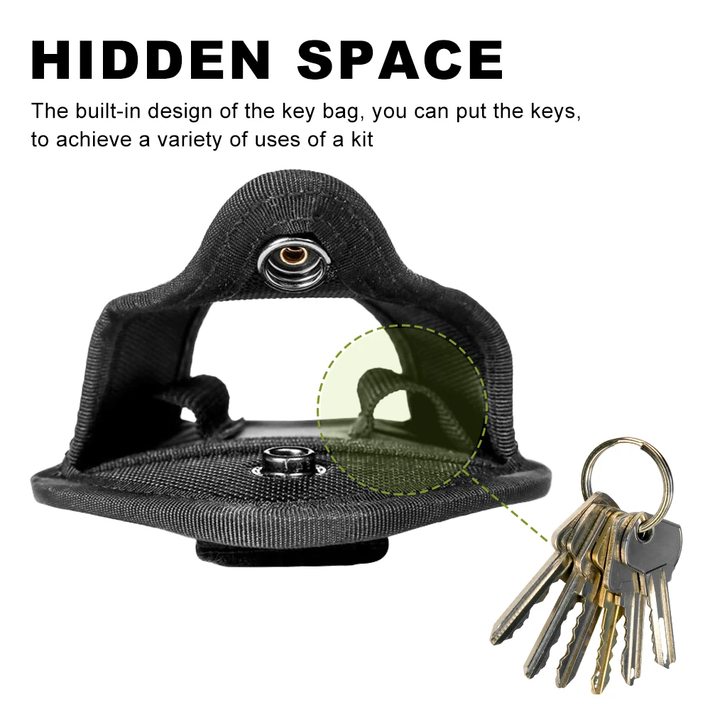 Funda para esposas Oxford Molle 2520D, soporte para grilletes, funda Universal para esposas de extracción rápida, funda para puños de cadena estándar, bolsa para cinturón - imagen 4