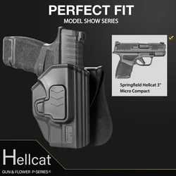 Funda OWB Springfield Hellcat microcompacta ajustable 360°