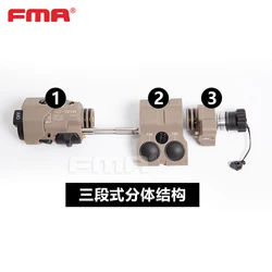 TB1466 FMA linterna táctica caja de alta potencia láser infrarrojo/luz de relleno LED