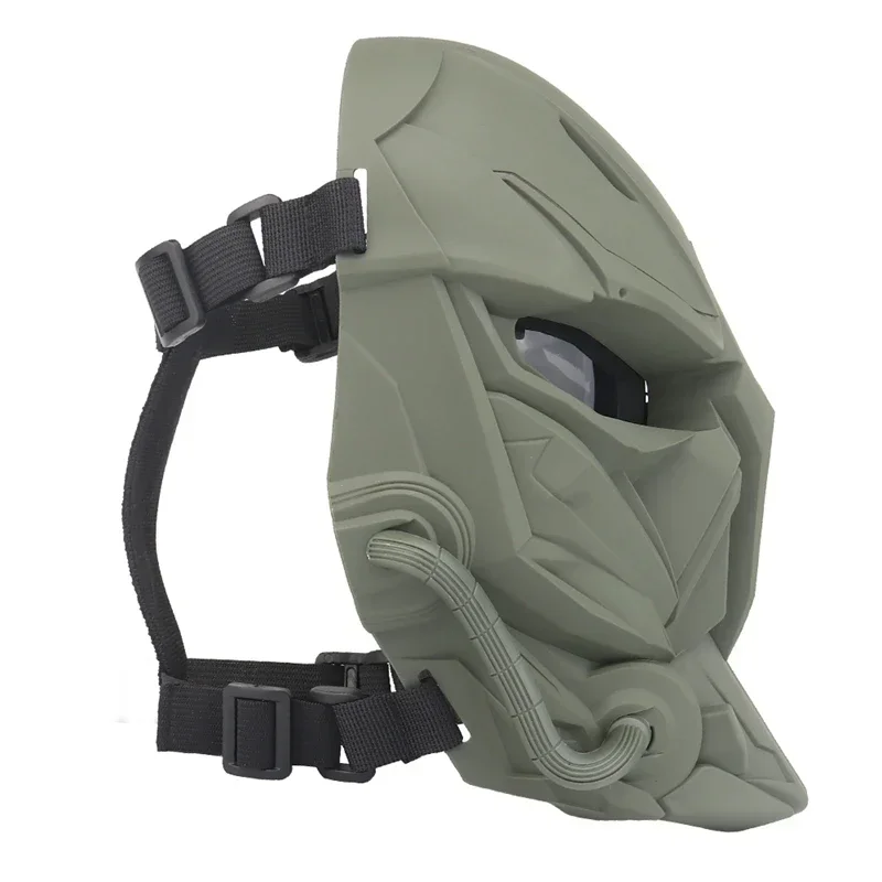 Máscara táctica de cara completa, cascabel, ciclismo, caza, CS, seguridad, accesorios de Paintball, protección de tiro, equipo deportivo Airsoft - imagen 2