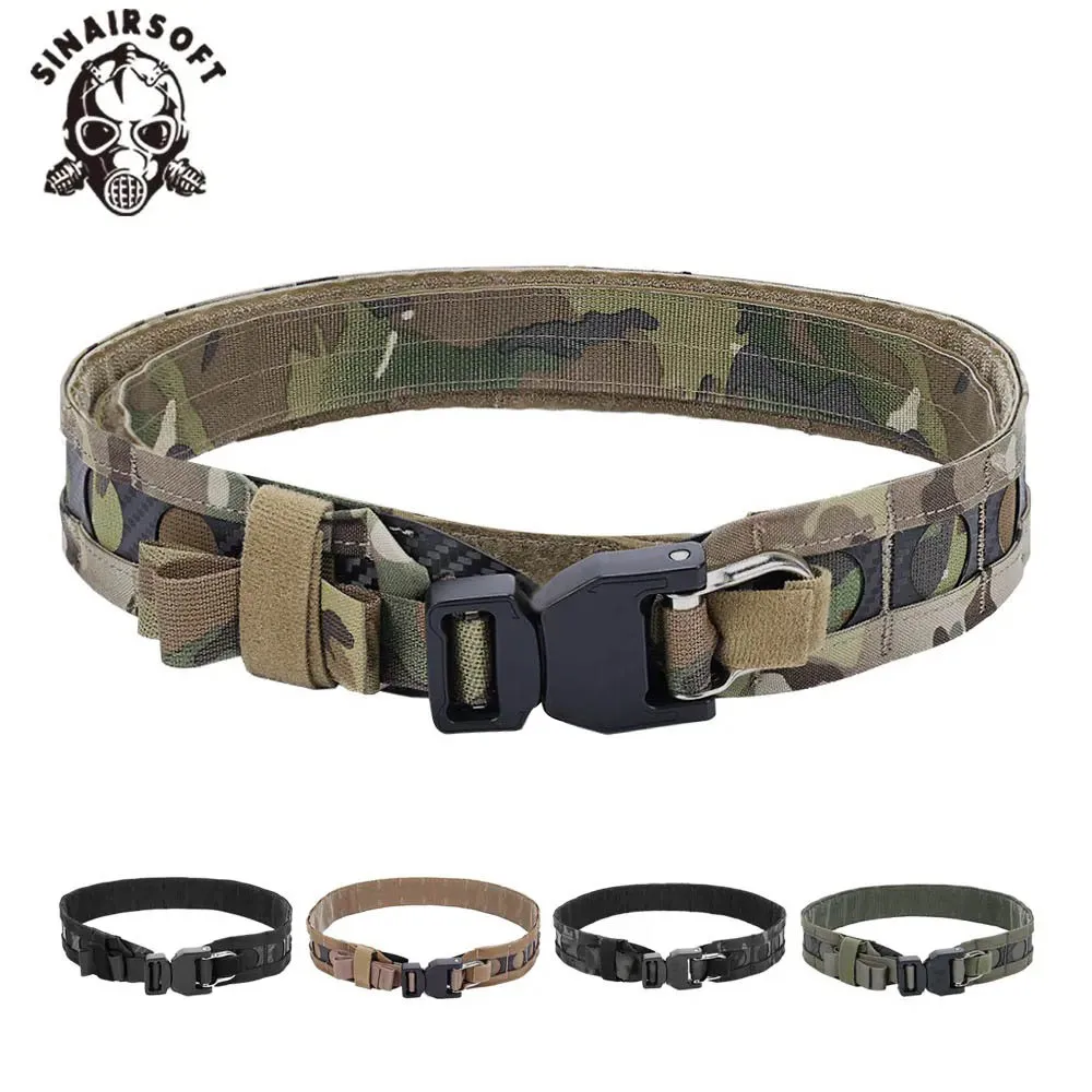 FC MOLLE Bison Cinturón táctico perfil bajo anillo D Airsoft caza - imagen 4
