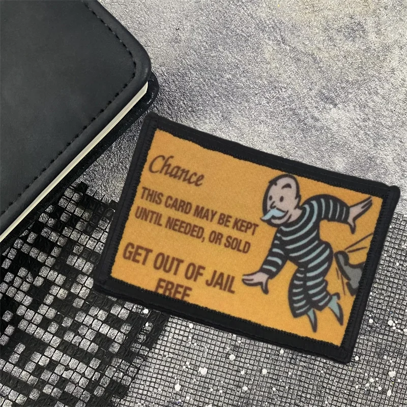 Abrazadera táctica sin cárcel, emblema, insignia de moral, parche, brazalete, gancho militar y bucle, pegatina decorativa para mochila - imagen 2