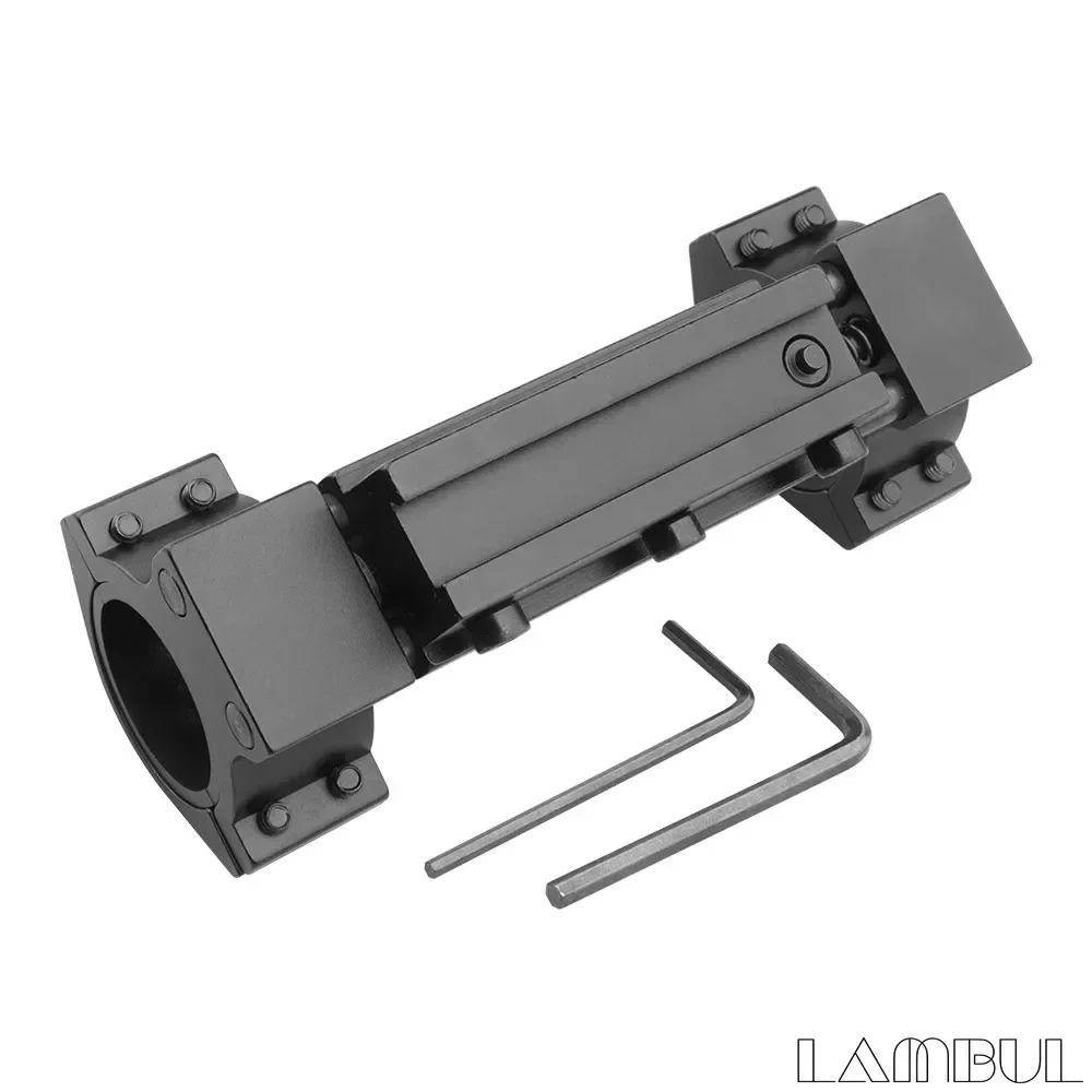 Anillo Universal de 25,4/30mm, montaje de alcance de riel de 11/20mm, anillo doble de una pieza, adaptador de montaje para mira óptica de pistola de perfil alto y bajo - imagen 4