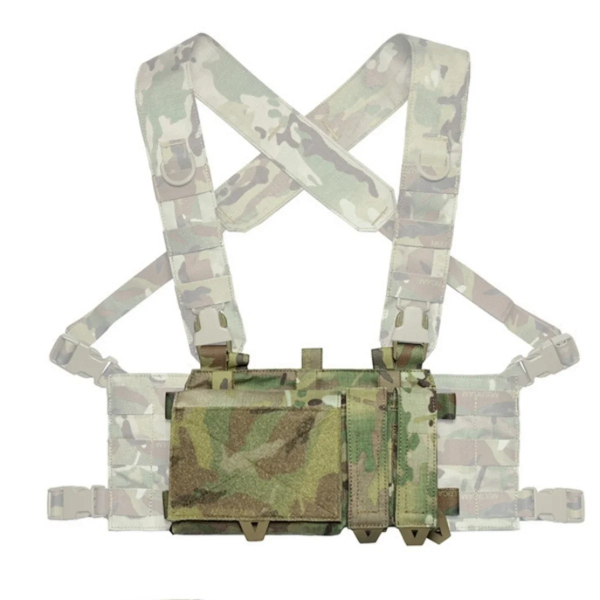 YAKEDA Bolsa triple para revistas con inserto de bolsa magnética de liberación rápida, mini bolsa de aparejo de pecho combinada con hebillas UTX - imagen 2