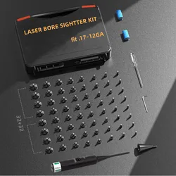 Kit de mira de orificio láser Universal.177.22 to.64, colimador de Rifle, mira de colimador láser Boresighter