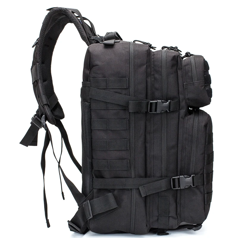 Mochila grande 600D impermeable para exteriores, senderismo, Camping, viajes, deportes, mochila táctica militar, bolsa de asalto, mochila militar Molle - imagen 3