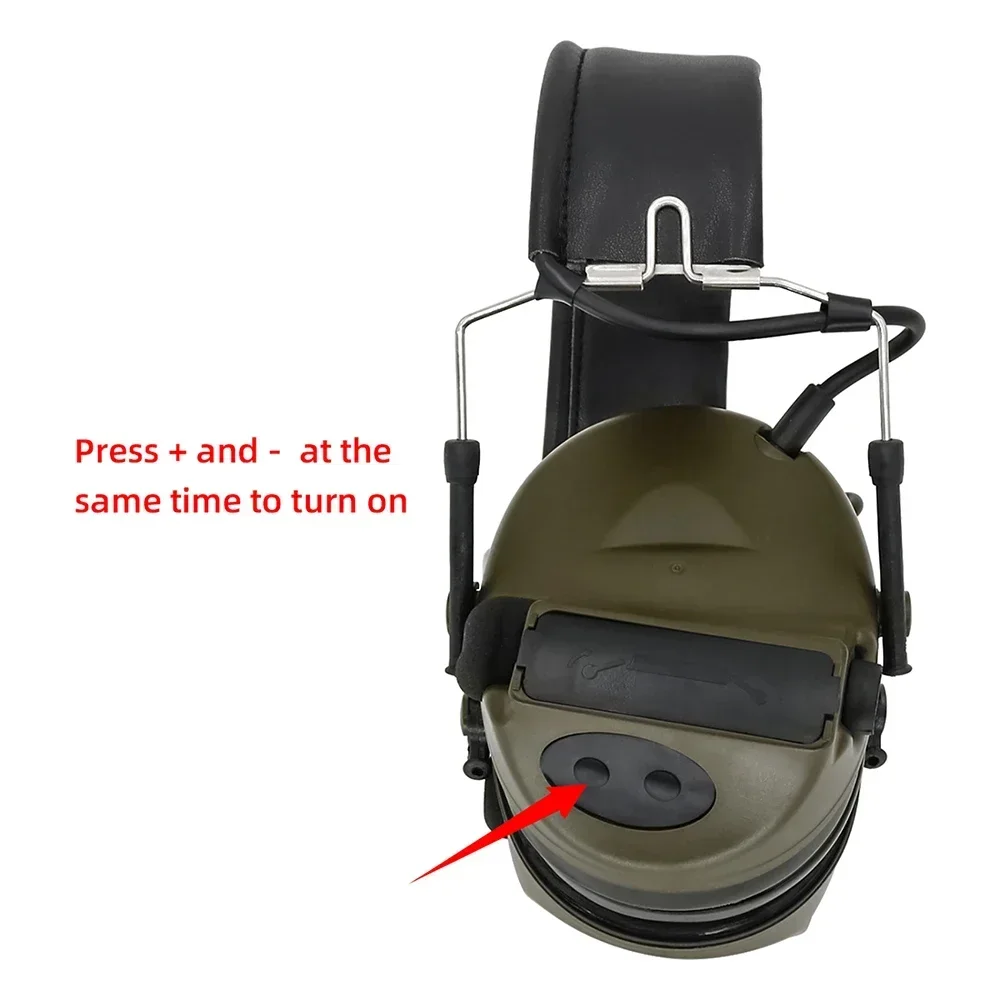 Protección auditiva activa, auriculares tácticos IPSC COMTA II, orejeras electrónicas, reducción de ruido, Airsoft, tiro, caza - imagen 4