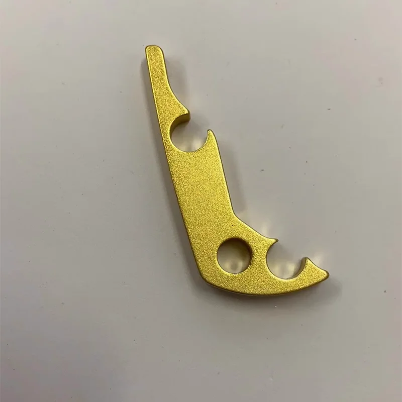 Cuchillo de aleación de aluminio hecho a medida, espaciador trasero para mesa, Griptilian 551 550, mango de quilla de columna vertebral, pieza de bricolaje - imagen 5