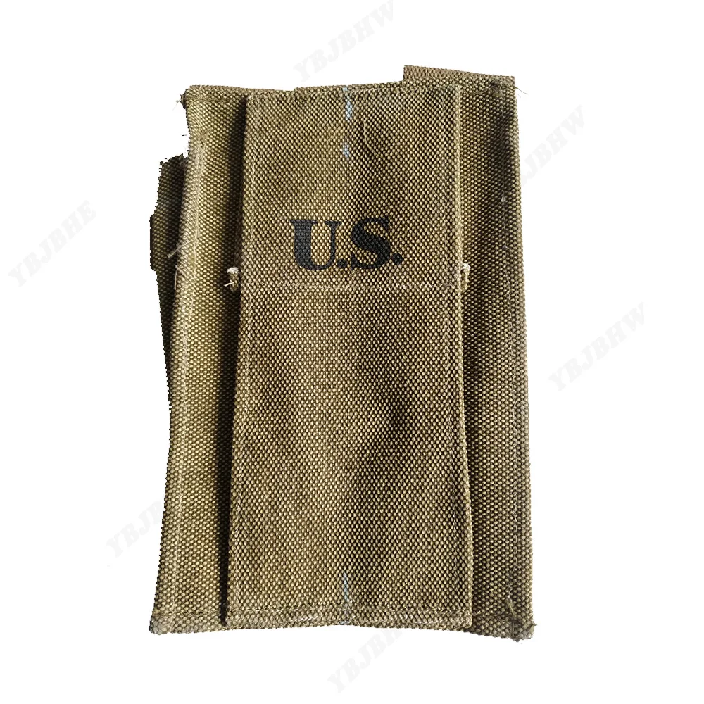 Bolsas del ejército de EE. UU. DE LA Segunda Guerra Mundial, 3 bolsas de revistas, réplica de la Segunda Guerra Mundial, material de lona para equipos al aire libre - imagen 4