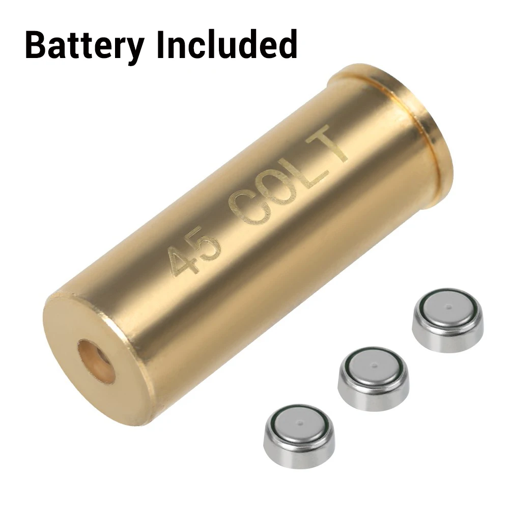 Cartucho láser táctico.45 Colt Bore Sighter Shot Gun Boresighter Lazer Zeroing para ajuste de alcance accesorio de pistola - imagen 5