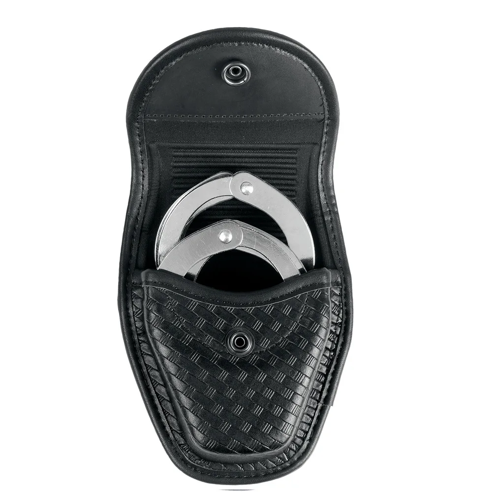 Funda para esposas dobles de 2..25 ", bolsa táctica con broche oculto para aplicación de la ley, bolsa para esposas dobles estándar con lazo para cinturón - imagen 3