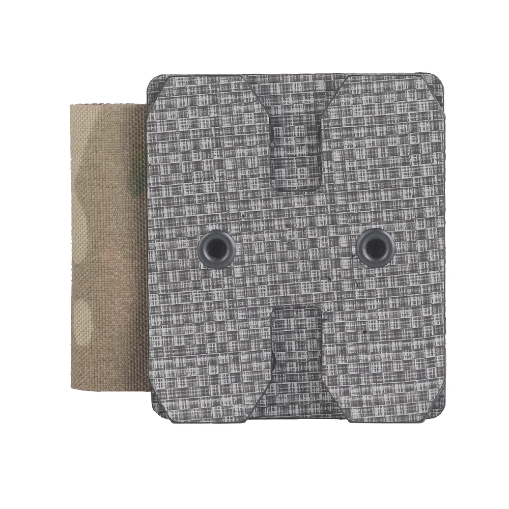 Bolsa de almacenamiento Molle Glow Stick, soporte de 4 orificios para batería de carcasa de escopeta Chem Light, accesorio portador de placa táctica para chaleco de caza - imagen 4