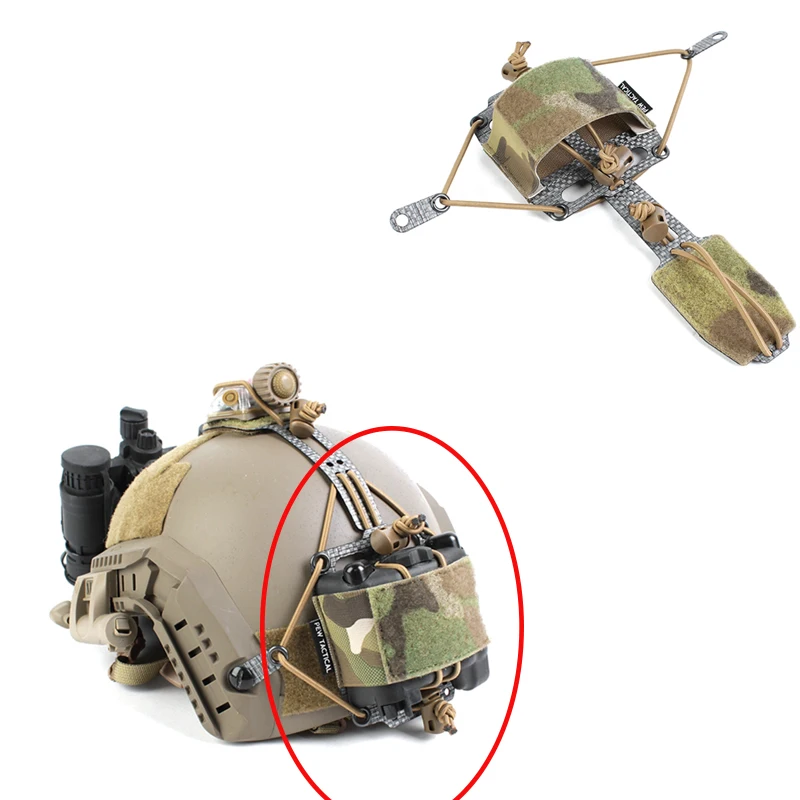 Casco táctico de caza al aire libre PVS31 bolsa del sistema de retención de batería - imagen 2