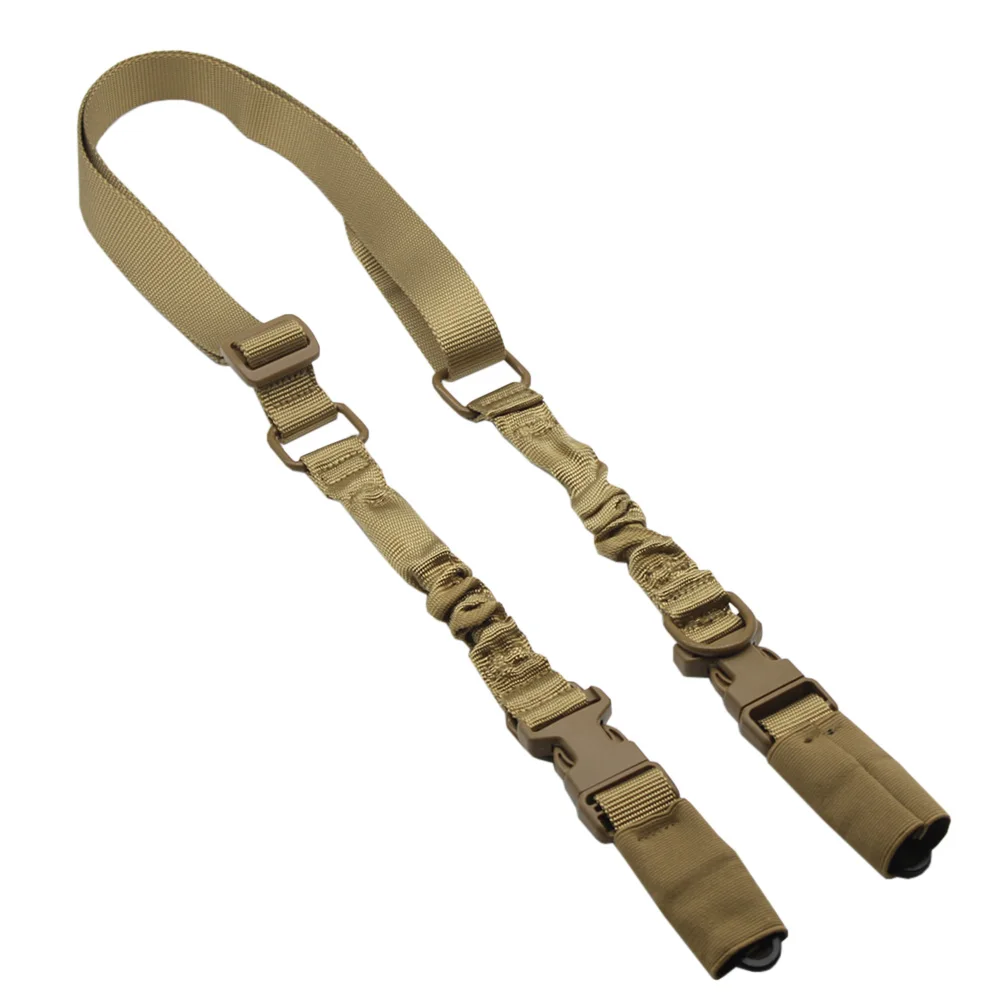 VULPO-eslinga de Rifle táctico, cabestrillo de 2 puntos para pistola de tiro de combate, correa de caza, eslinga de Paintball Airsoft - imagen 4