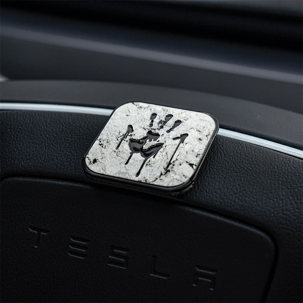 Parche de fibra de carbono Palmprint, insignia táctica EDC de lámina de plata pura para decoración de ropa y mochila - imagen 3