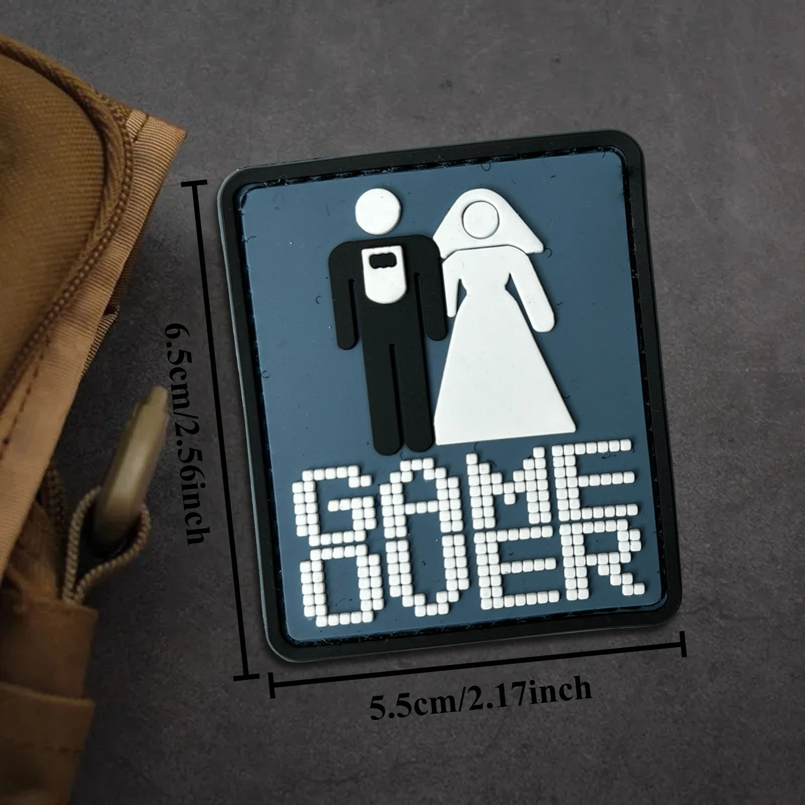 Parche táctico de juego sobre parches divertidos de Paintball, parches de gancho y bucle de PVC, insignia de moral Airsoft, brazalete del ejército militar, pegatinas para mochila - imagen 3