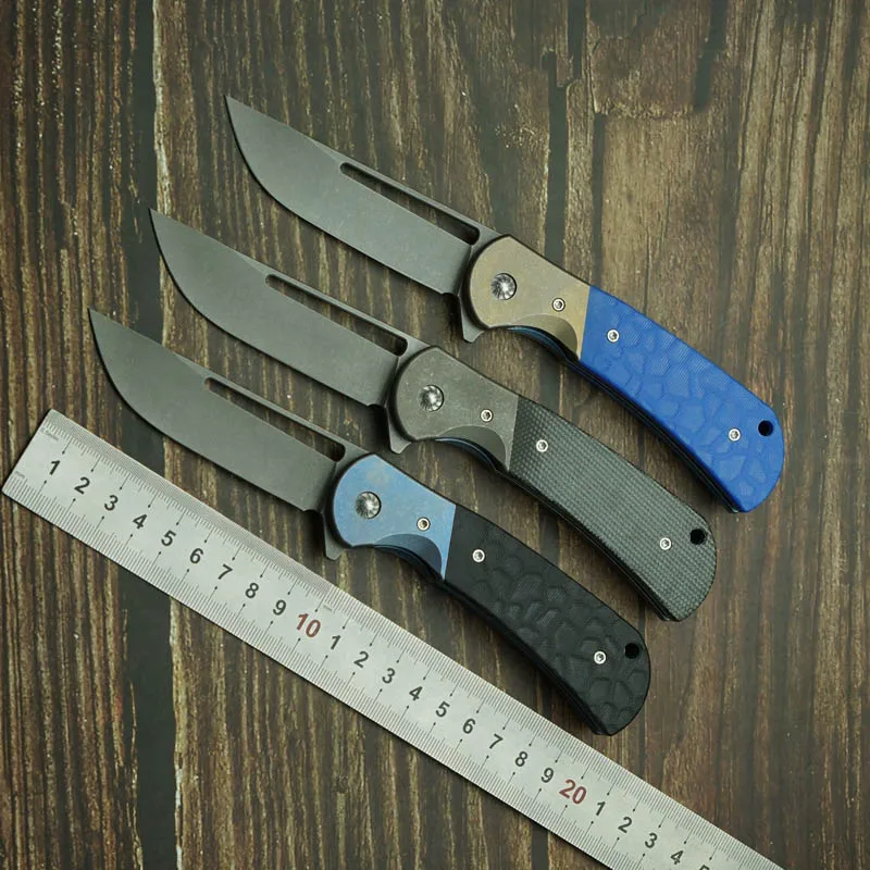 Navaja plegable Rattlesnake F10 S35VN G10 para EDC, camping y caza - imagen 2