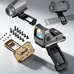 Universal RM T02 Red Dot Sight montaje lateral 45 grados Offset óptica Base de montaje accesorios T01 R5 Red Dot Scope 45 °   Soporte