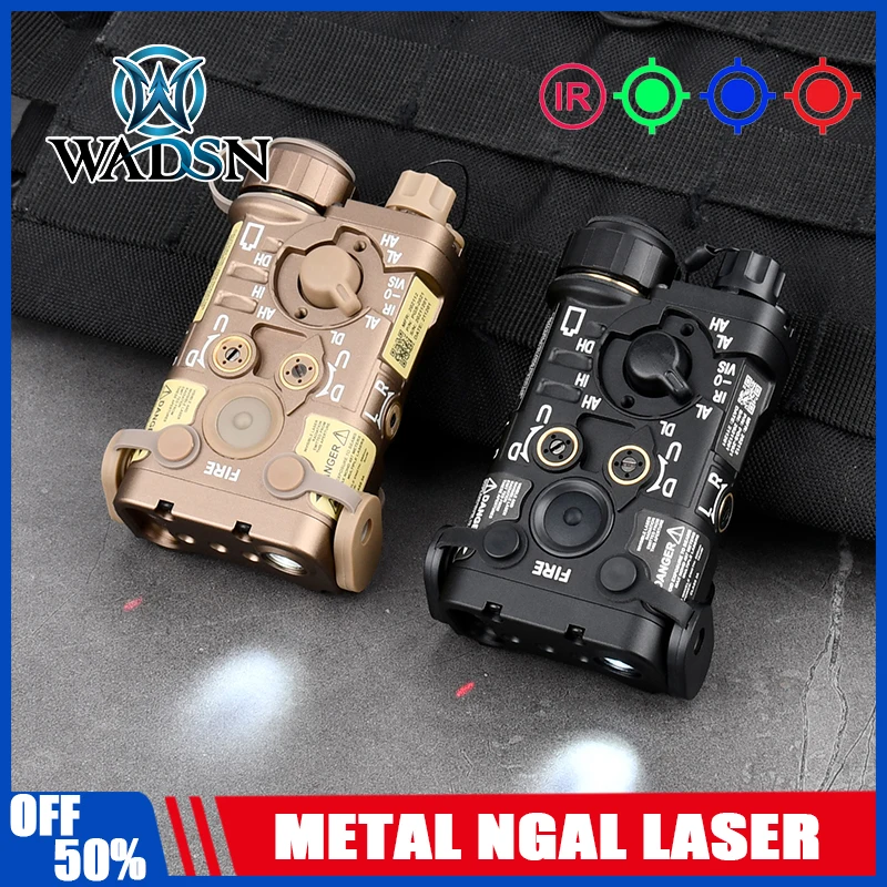 Linterna láser táctica Picatinny 20mm LED blanca IR Airsoft caza - imagen 3
