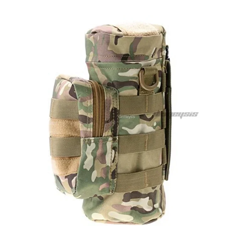 Bolsa táctica para botella de agua Molle, bolsas de cintura para hervidor de agua Airsoft, caza, escalada, senderismo, bolsa para botella de agua al aire libre - imagen 2