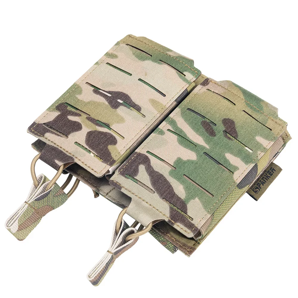 Bolsa táctica Molle, bolsa doble para revistas, bolsas magnéticas de doble capa, soporte Universal para cartuchos para M4 M14 M16 AK AR - imagen 5