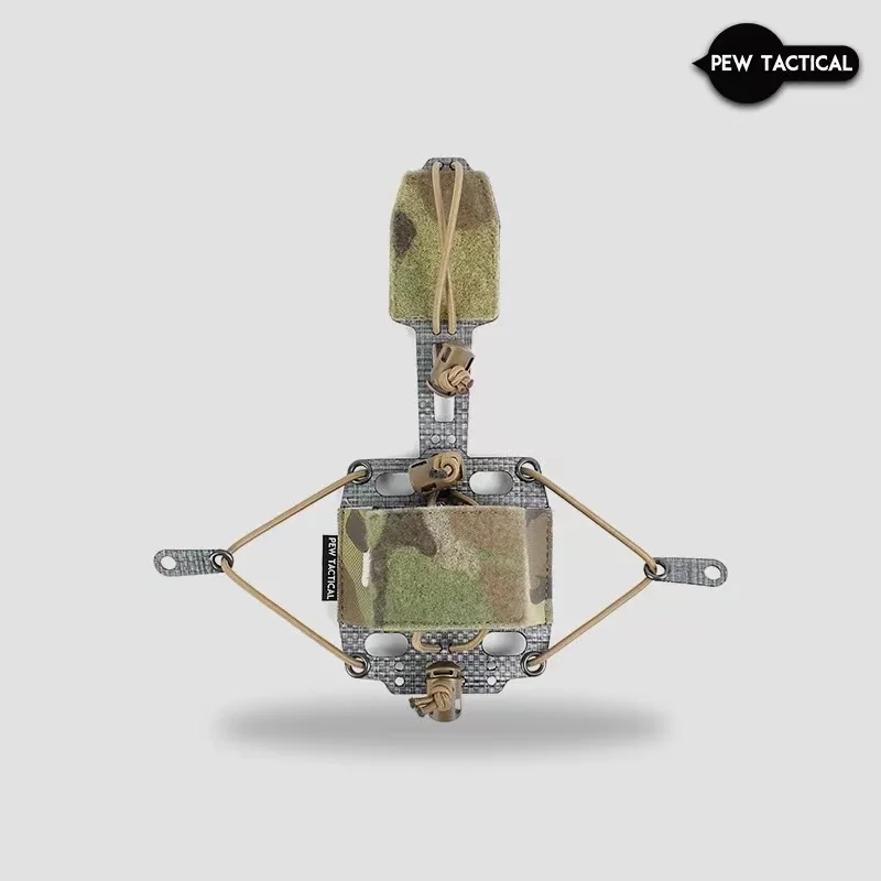PEW Bolsa de batería táctica para casco con retención FERRO STYLE
