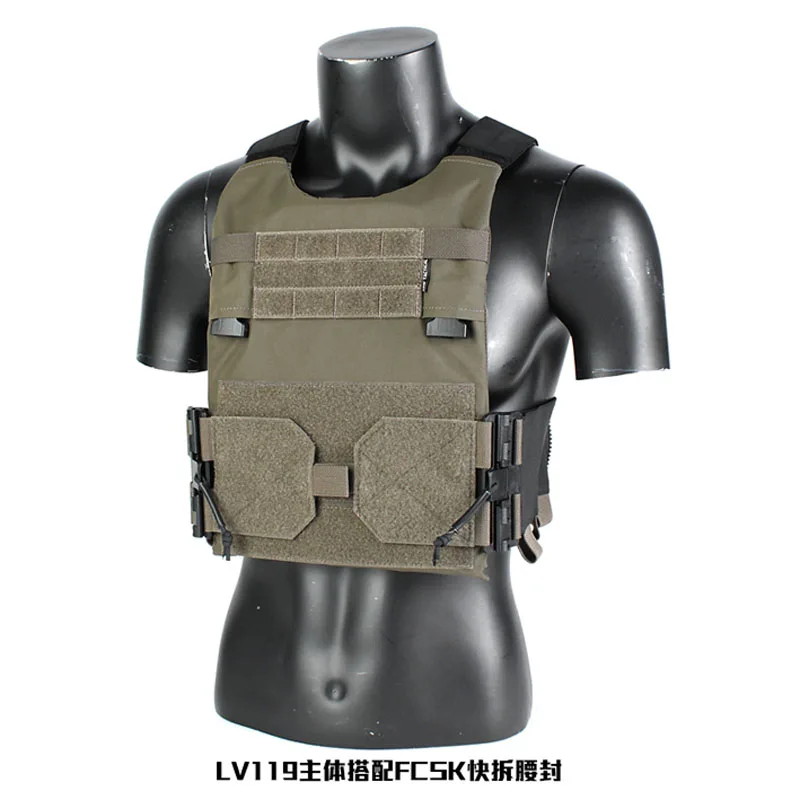 Portaplacas táctico Lv119, Airsoft, grado militar, accesorios USMC - imagen 3