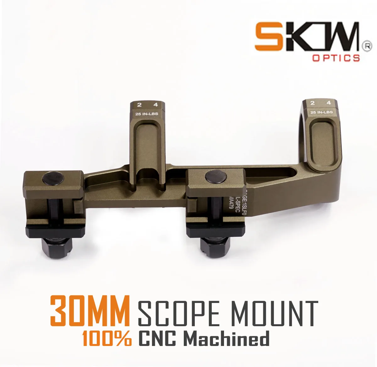 SKWoptics-Scope Rings Bajo AR15 M4 Montaje CNC, rieles Picatinny 1913, 30 mm, - imagen 5